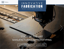 Tablet Screenshot of innovativefabrication.com